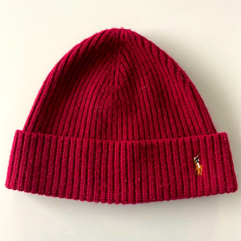 Polo Ralph Lauren Maroon Skully One Size